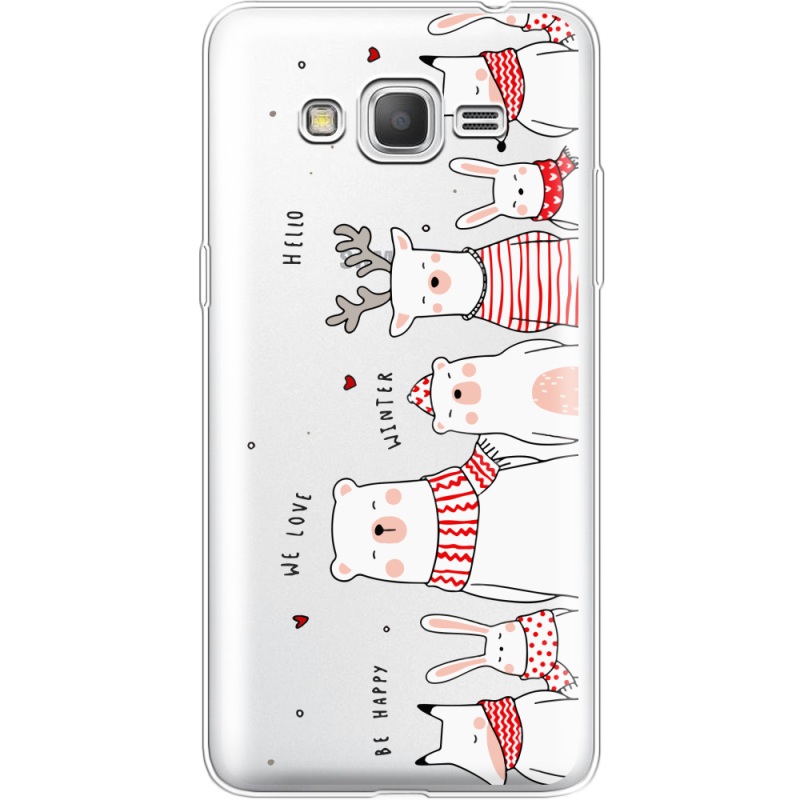 Прозрачный чехол Uprint Samsung G530 /G531 Galaxy Grand Prime The Friendly Beasts