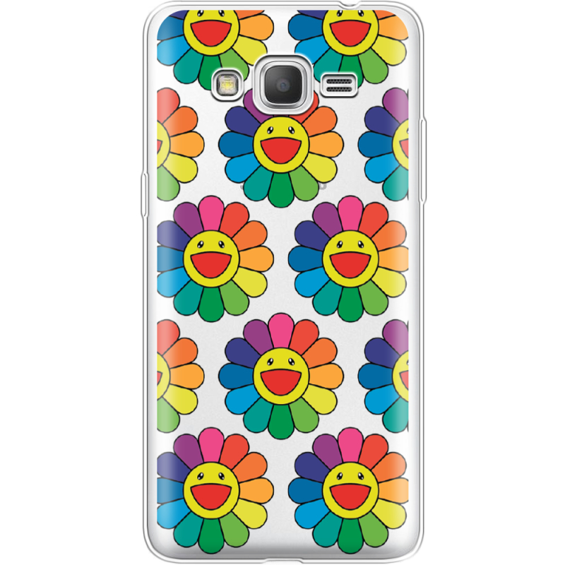 Прозрачный чехол Uprint Samsung G530 /G531 Galaxy Grand Prime Hippie Flowers