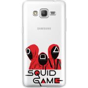 Прозрачный чехол Uprint Samsung G530 /G531 Galaxy Grand Prime siquid game люди в красном