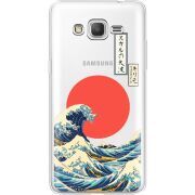 Прозрачный чехол Uprint Samsung G530 /G531 Galaxy Grand Prime Большая волна в Канагаве