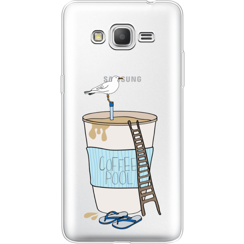 Прозрачный чехол Uprint Samsung G530 /G531 Galaxy Grand Prime Segull in Cofee Pool