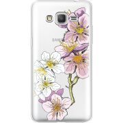 Прозрачный чехол Uprint Samsung G530 /G531 Galaxy Grand Prime Cherry Blossom