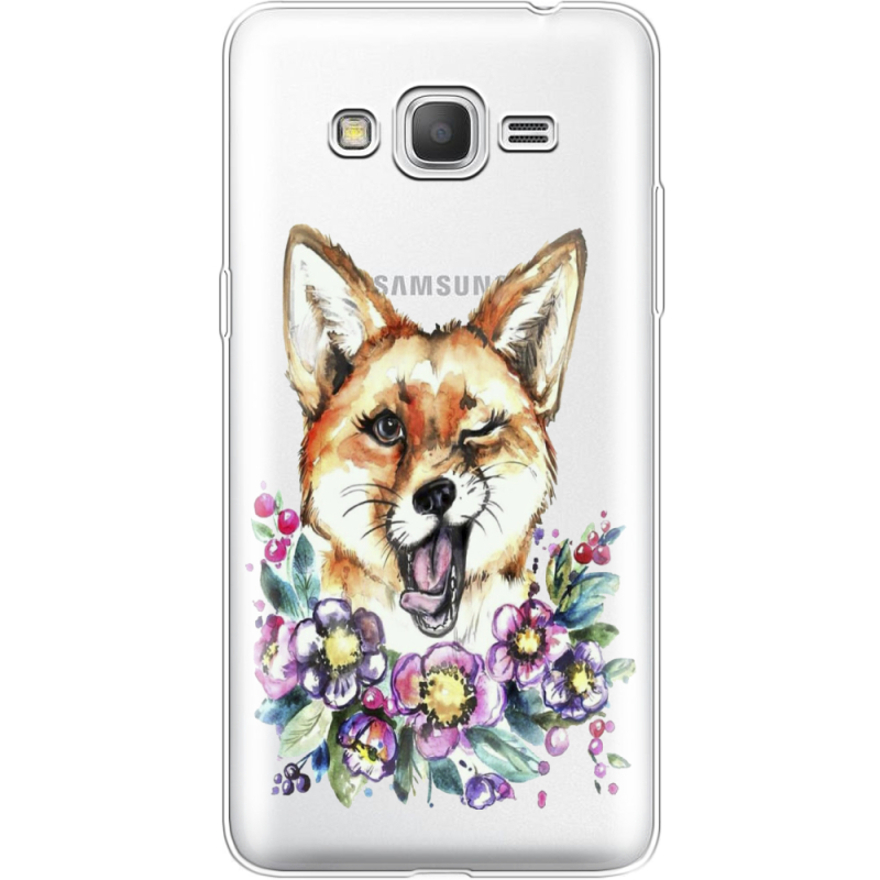 Прозрачный чехол Uprint Samsung G530 /G531 Galaxy Grand Prime Winking Fox
