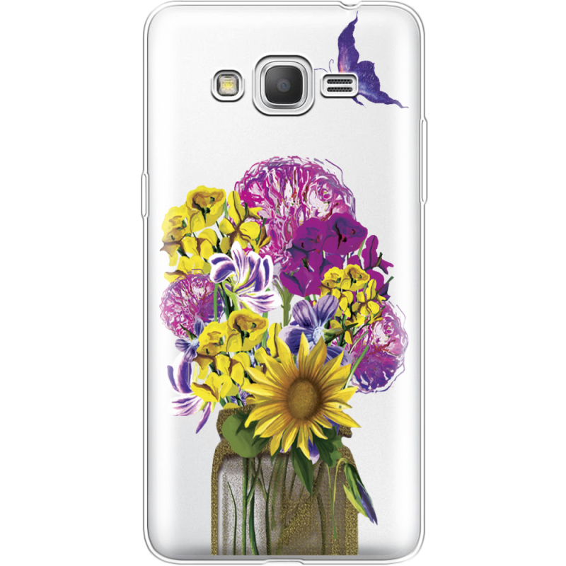 Прозрачный чехол Uprint Samsung G530 /G531 Galaxy Grand Prime My Bouquet