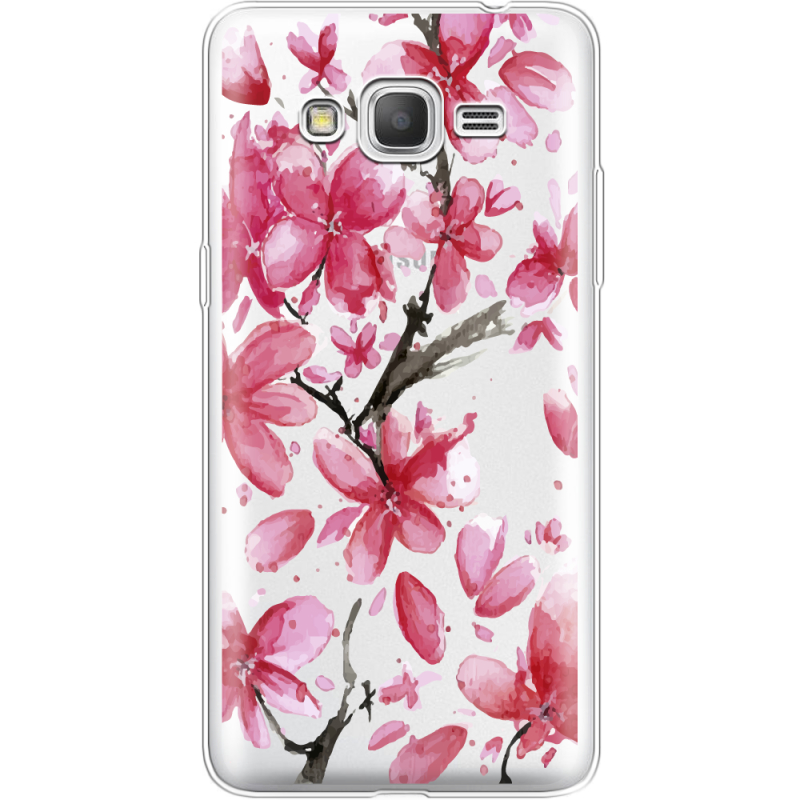 Прозрачный чехол Uprint Samsung G530 /G531 Galaxy Grand Prime Pink Magnolia