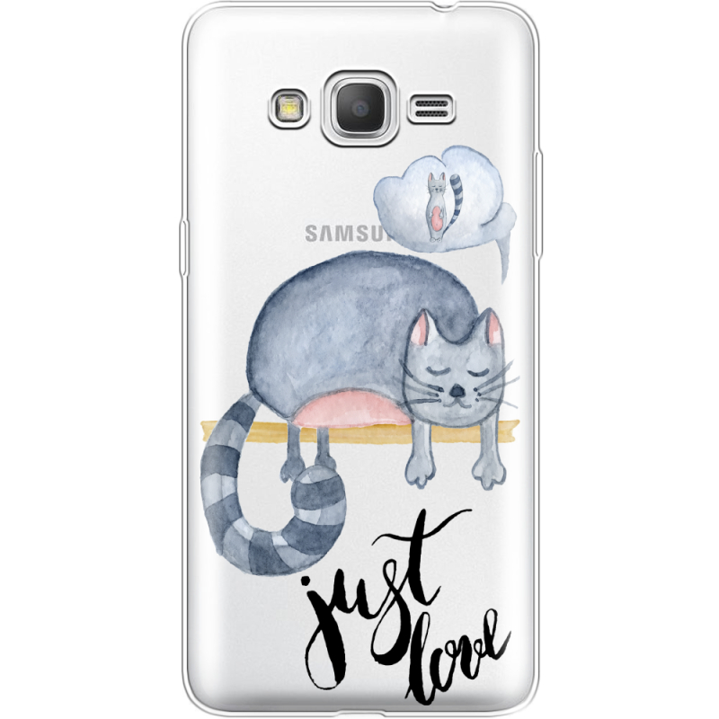 Прозрачный чехол Uprint Samsung G530 /G531 Galaxy Grand Prime Just Love
