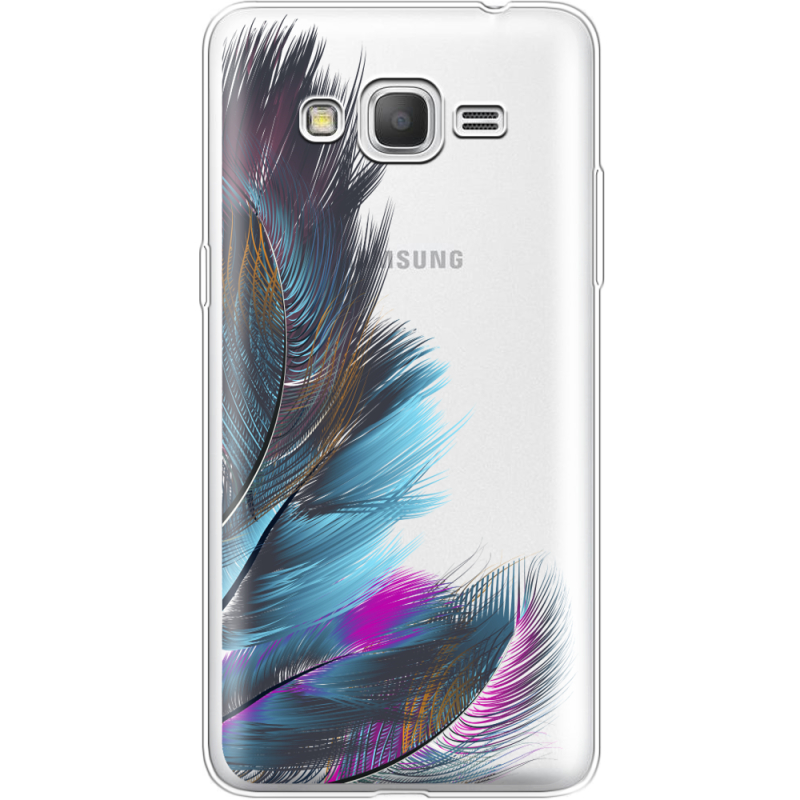 Прозрачный чехол Uprint Samsung G530 /G531 Galaxy Grand Prime Feathers