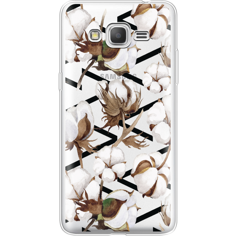 Прозрачный чехол Uprint Samsung G530 /G531 Galaxy Grand Prime Cotton flowers