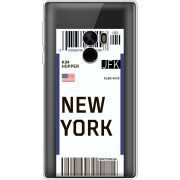 Прозрачный чехол Uprint Xiaomi Mi Mix Ticket New York