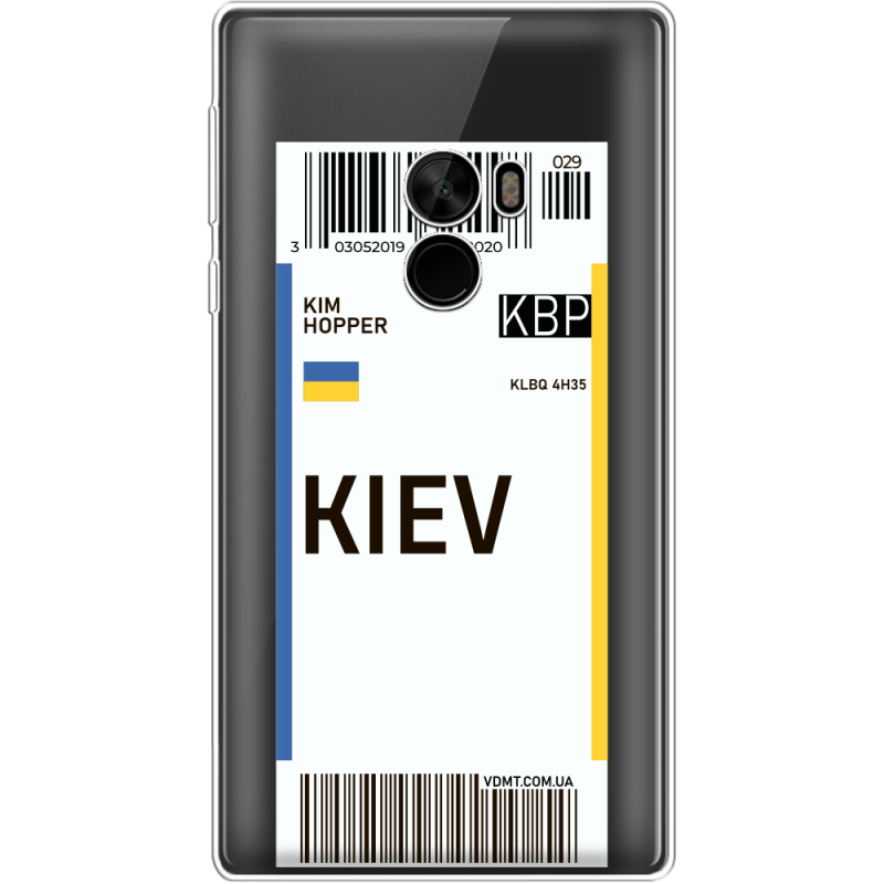 Прозрачный чехол Uprint Xiaomi Mi Mix Ticket Kiev