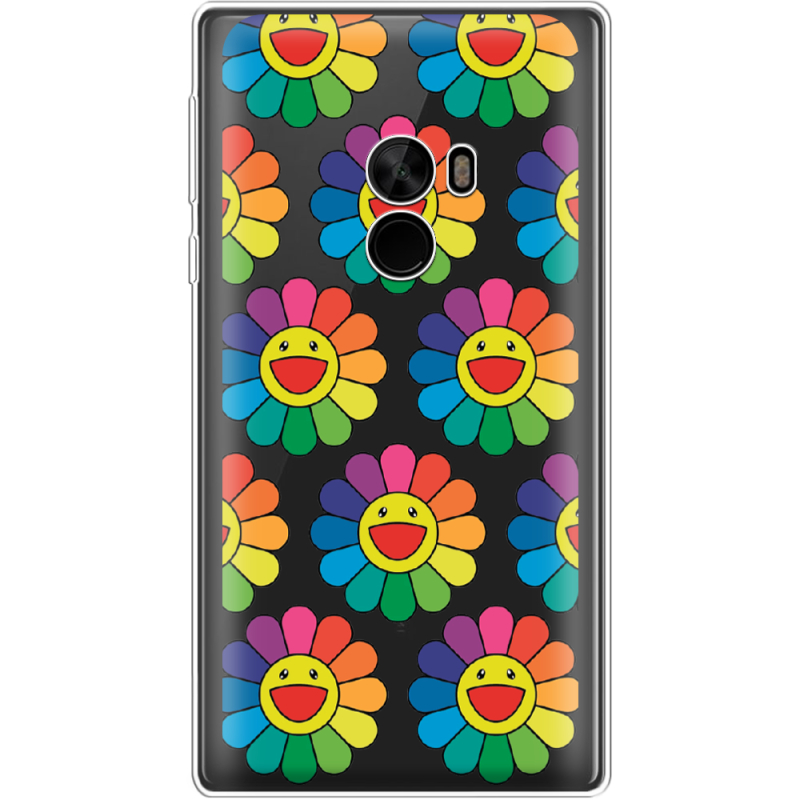 Прозрачный чехол Uprint Xiaomi Mi Mix Hippie Flowers