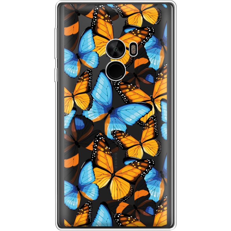 Прозрачный чехол Uprint Xiaomi Mi Mix Butterfly Morpho