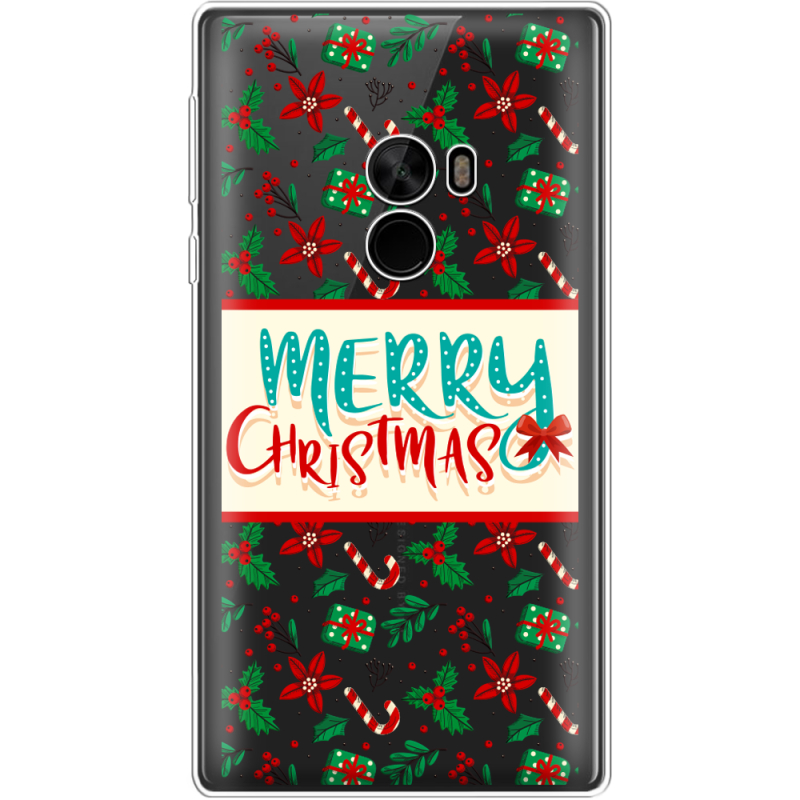 Прозрачный чехол Uprint Xiaomi Mi Mix Vintage Christmas Pattern