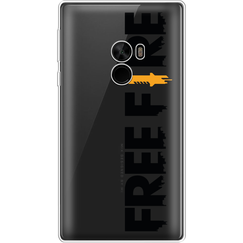 Прозрачный чехол Uprint Xiaomi Mi Mix Free Fire Black Logo