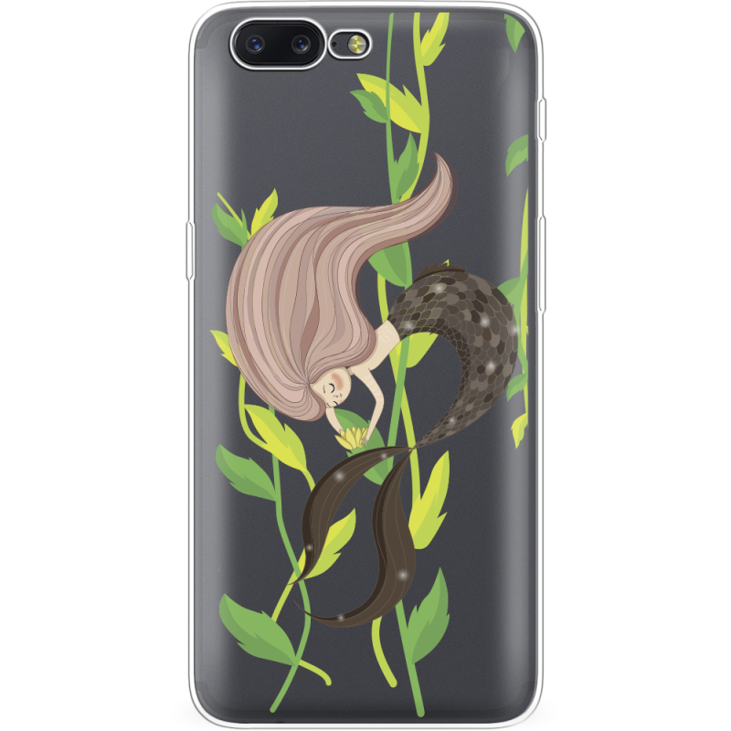 Прозрачный чехол Uprint OnePlus 5 Cute Mermaid