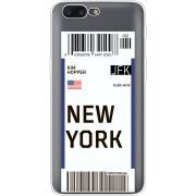 Прозрачный чехол Uprint OnePlus 5 Ticket New York