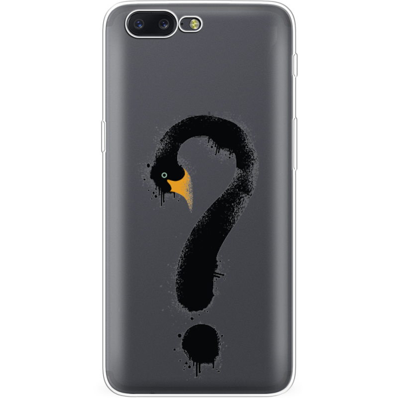 Прозрачный чехол Uprint OnePlus 5 Swan question