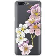 Прозрачный чехол Uprint OnePlus 5 Cherry Blossom