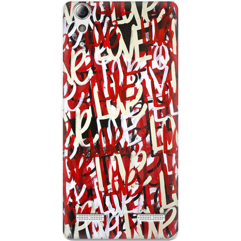 Чехол Uprint Lenovo A6000 Love Graffiti