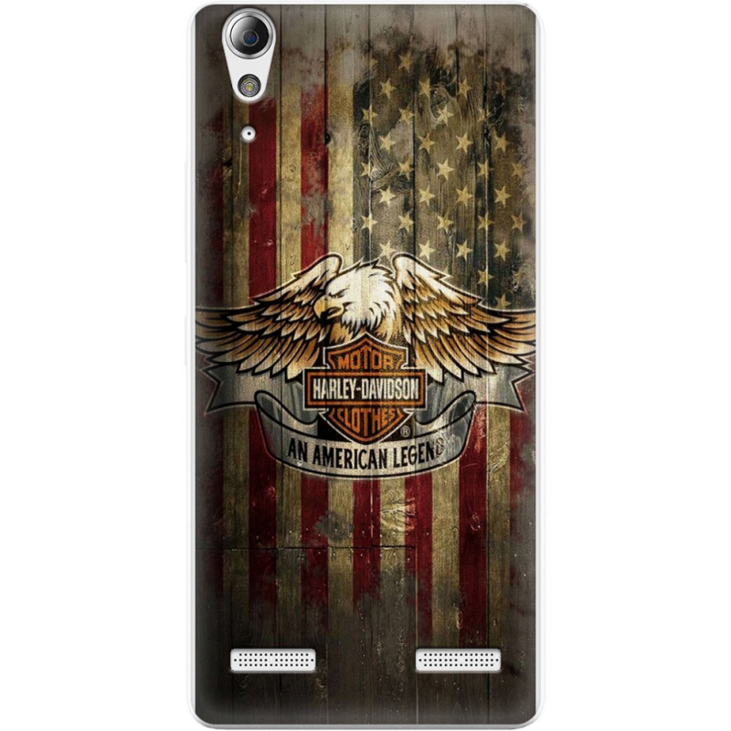 Чехол Uprint Lenovo A6000 Harley An American Legend