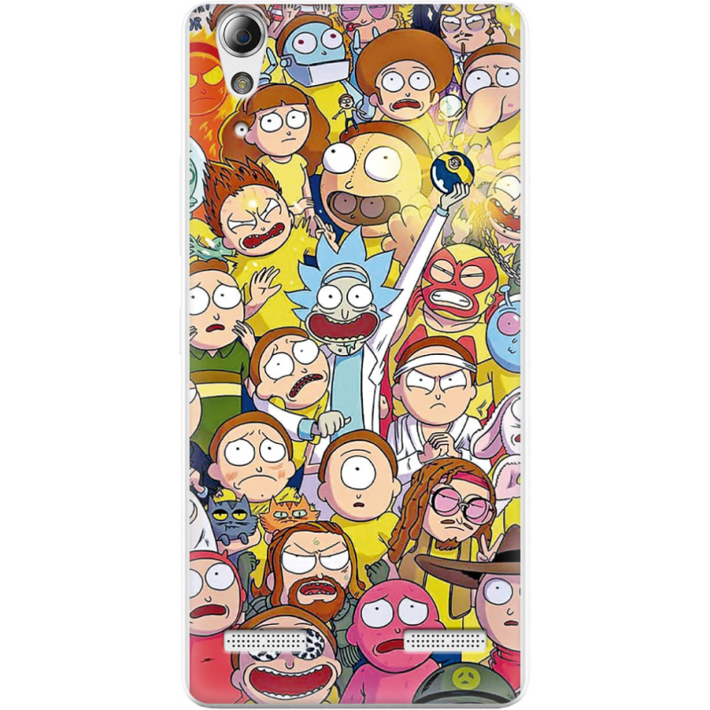 Чехол Uprint Lenovo A6000 Rick and Morty