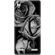 Чехол Uprint Lenovo A6000 Black and White Roses