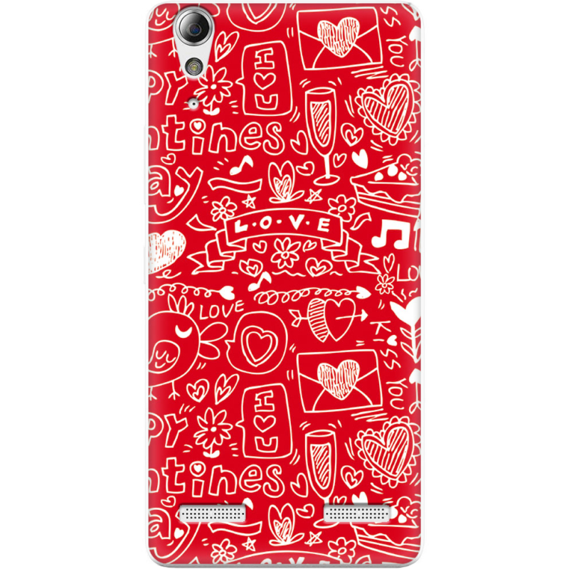 Чехол Uprint Lenovo A6000 Happy Valentines