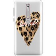 Прозрачный чехол Uprint Nokia 6 2018 Wild Love