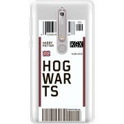 Прозрачный чехол Uprint Nokia 6 2018 Ticket Hogwarts