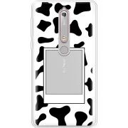 Прозрачный чехол Uprint Nokia 6 2018 Cow