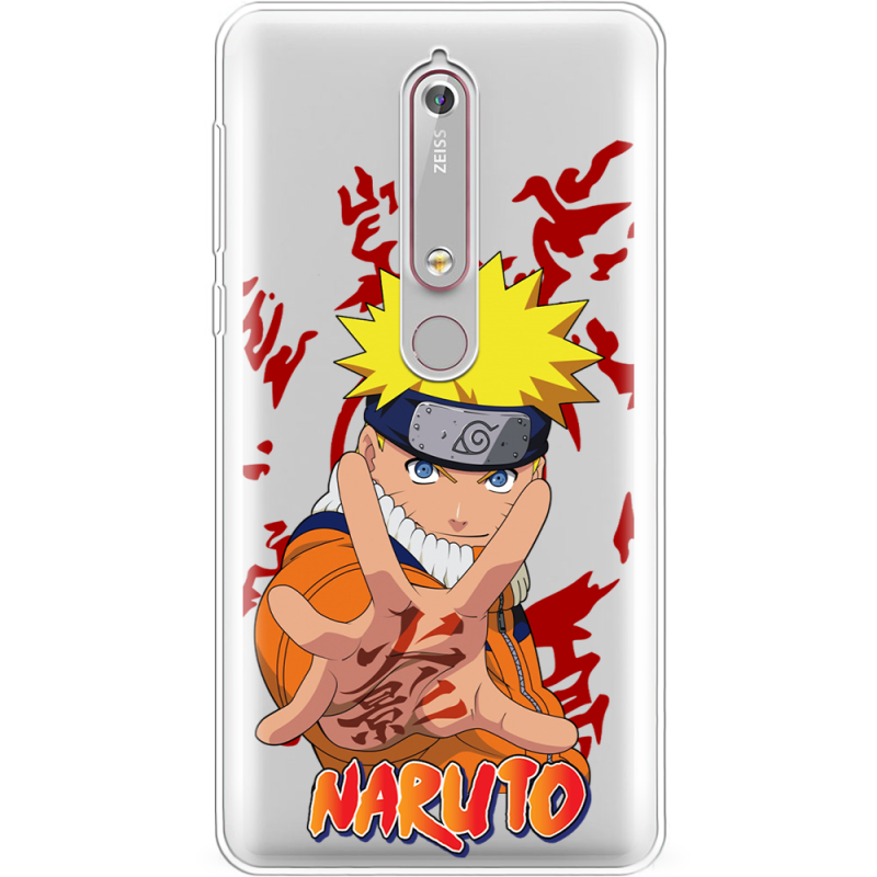 Прозрачный чехол Uprint Nokia 6 2018 Naruto