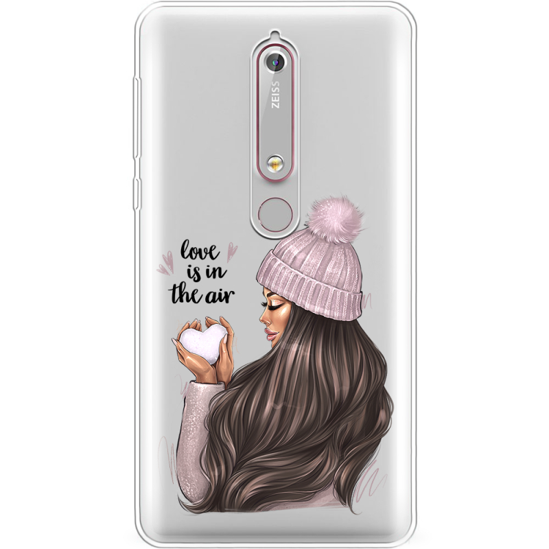 Прозрачный чехол Uprint Nokia 6 2018 love is in the air