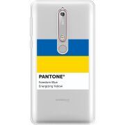 Прозрачный чехол Uprint Nokia 6 2018 Pantone вільний синій