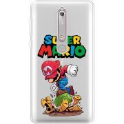Прозрачный чехол Uprint Nokia 6 2018 Super Mario