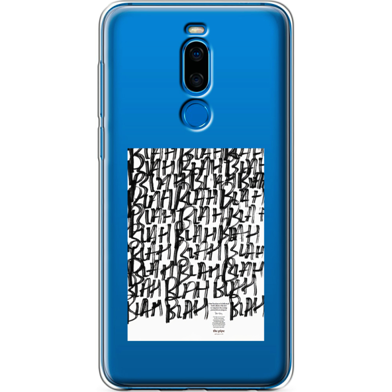 Прозрачный чехол Uprint Meizu X8 Blah Blah