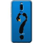 Прозрачный чехол Uprint Meizu X8 Swan question