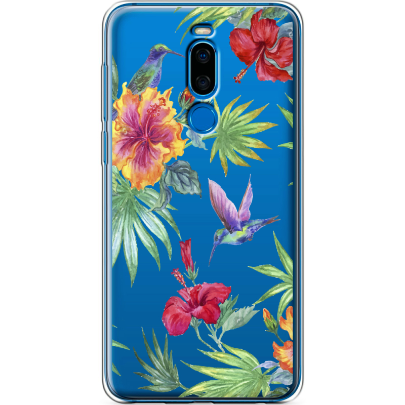 Прозрачный чехол Uprint Meizu X8 Tropical