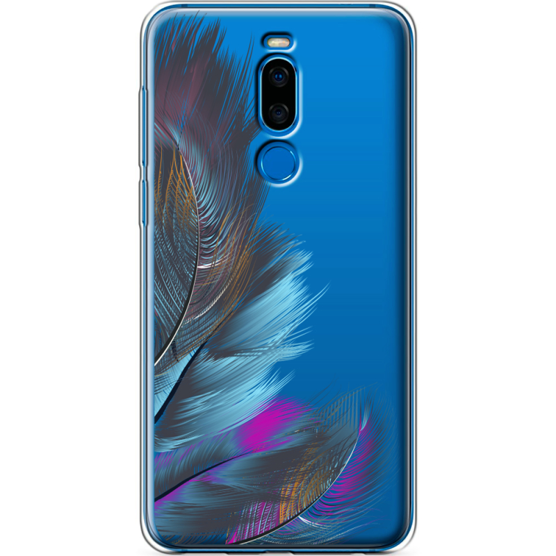 Прозрачный чехол Uprint Meizu X8 Feathers