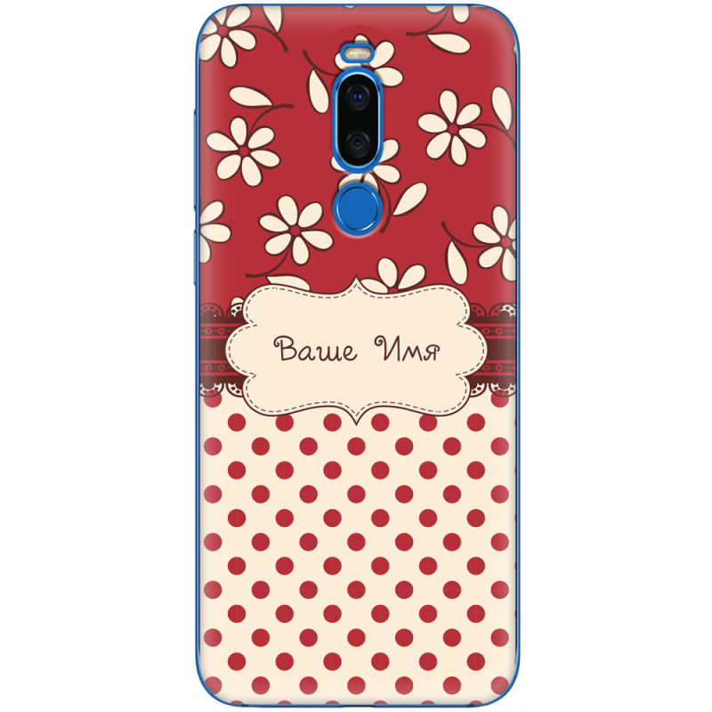 Чехол Uprint Meizu X8 Именной Polka Dots