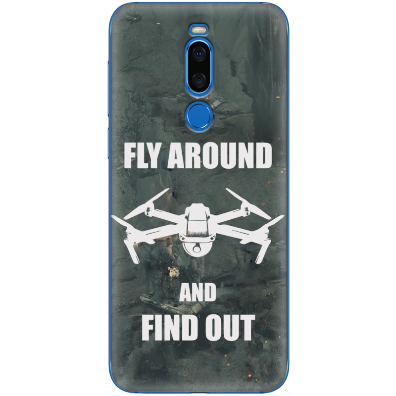 Чехол Uprint Meizu X8 Дрон Fly Around