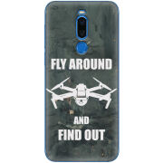 Чехол Uprint Meizu X8 Дрон Fly Around
