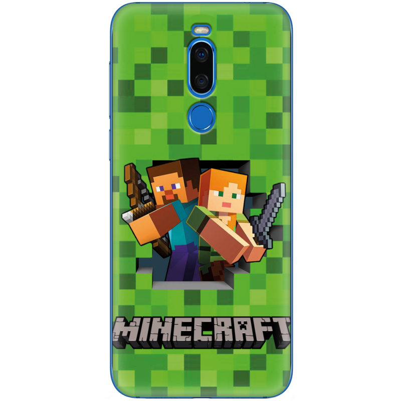 Чехол Uprint Meizu X8 Майнкрафт Стів і Алекс