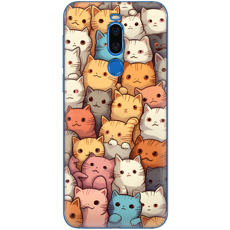 Чехол Uprint Meizu X8 Котики муркотики