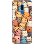 Чехол Uprint Meizu X8 Котики муркотики