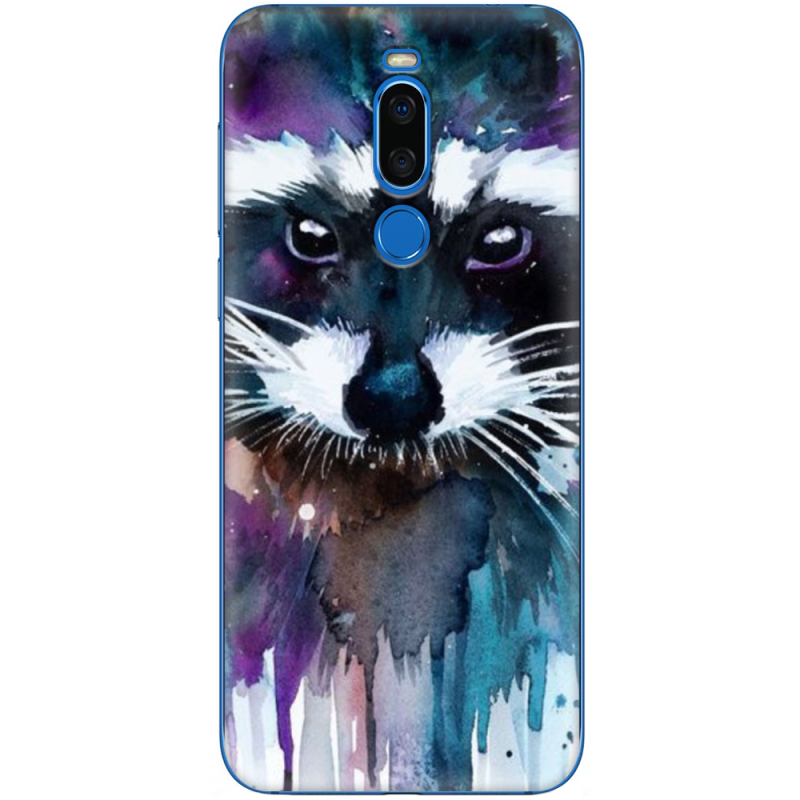 Чехол Uprint Meizu X8 Акварельный енот