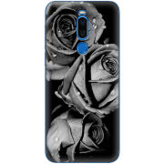 Чехол Uprint Meizu X8 Black and White Roses