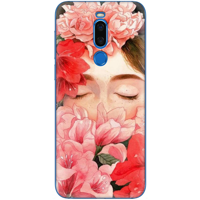 Чехол Uprint Meizu X8 Girl in Flowers