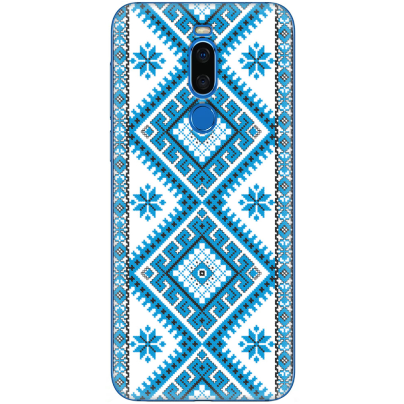 Чехол Uprint Meizu X8 Блакитний Орнамент