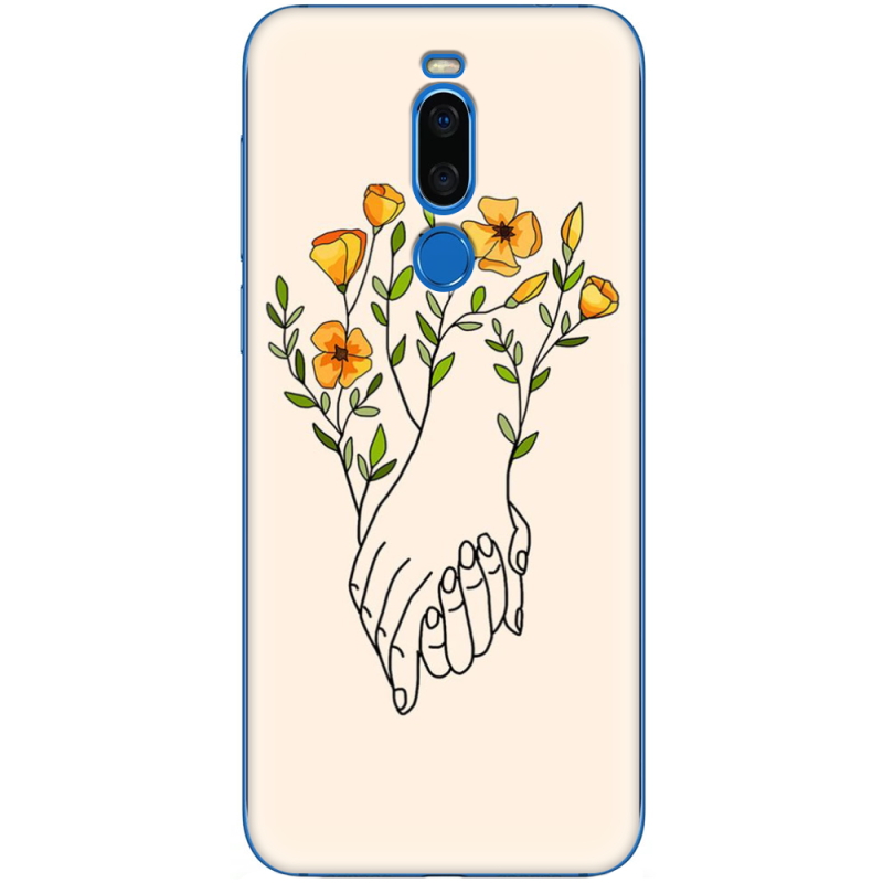 Чехол Uprint Meizu X8 Flower Hands