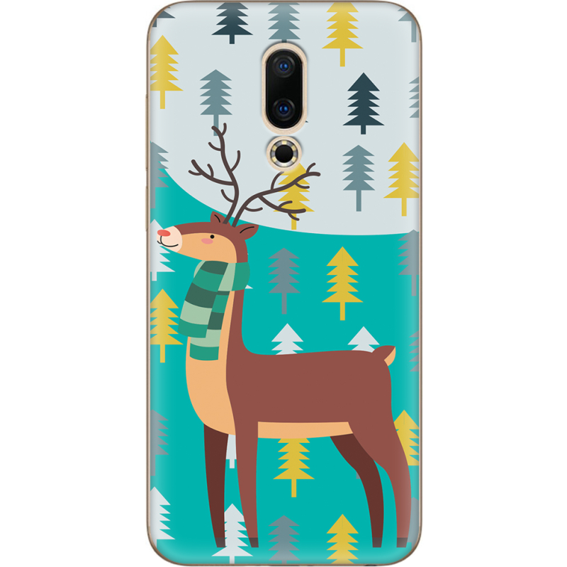 Чехол Uprint Meizu 16X Foresty Deer